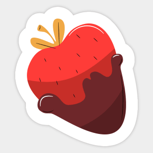 Strawberry Chocolate Sticker